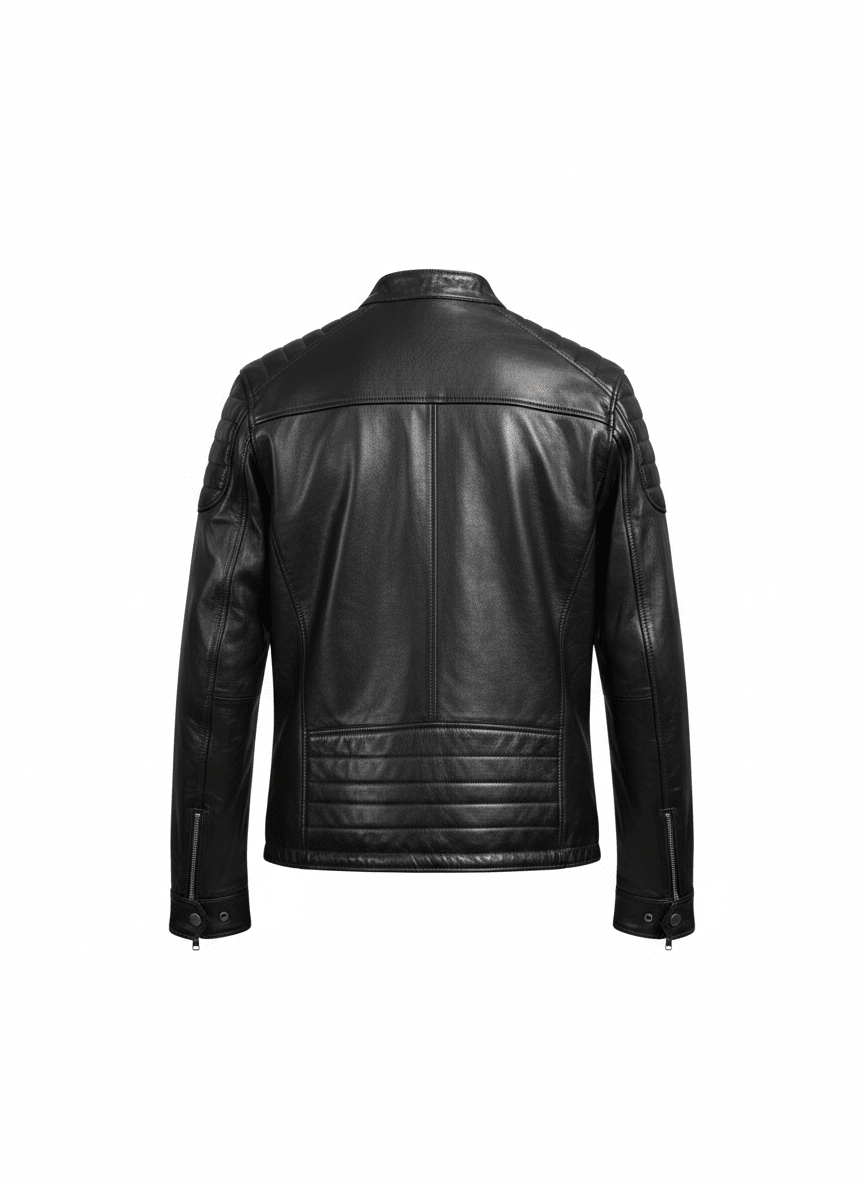 100% Genuine Leather Jacket for Men – Premium Real Leather, Luxury Winter Wear - Brands Icon