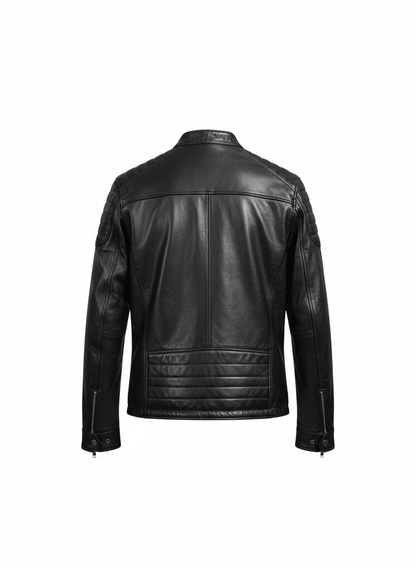 100% Genuine Leather Jacket for Men – Premium Real Leather, Luxury Winter Wear - Brands Icon