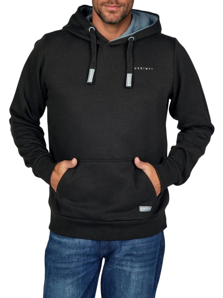 Denimfy™ Men’s Premium Dual - Tone Fleece Hoodie – Heavyweight Winter Edition - Brands Icon
