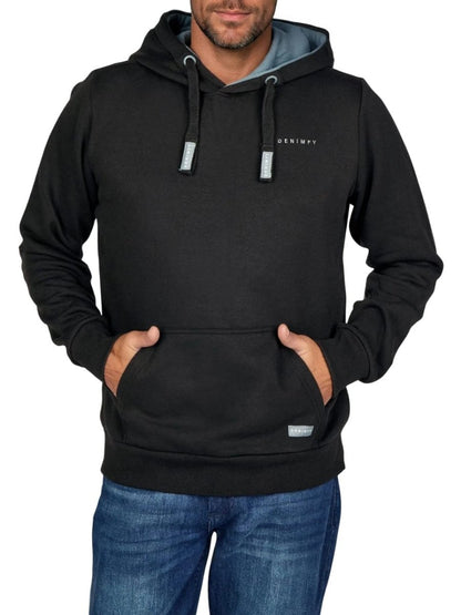 Denimfy™ Men’s Premium Dual - Tone Fleece Hoodie – Heavyweight Winter Edition - Brands Icon