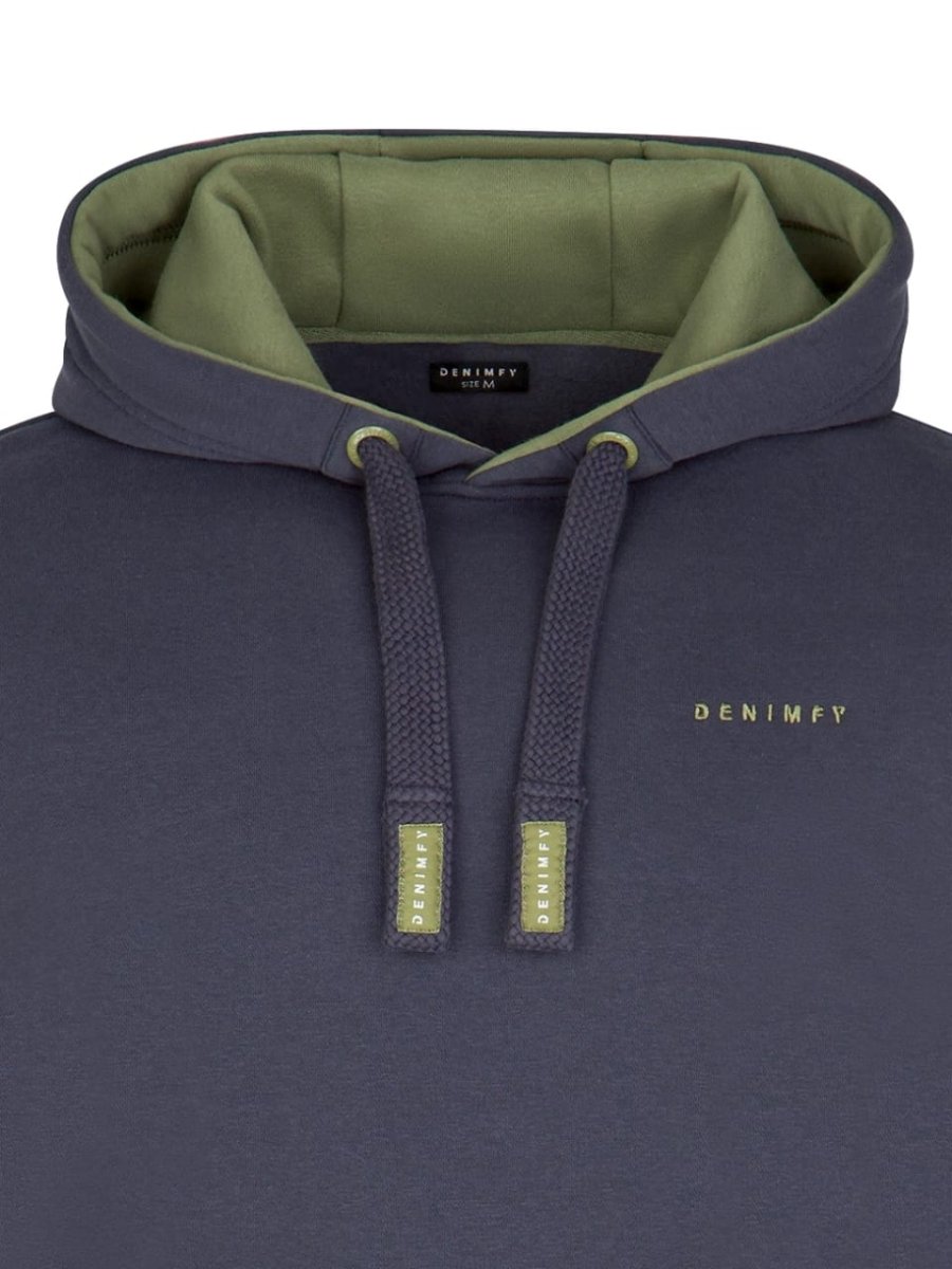 Denimfy™ Men’s Premium Dual - Tone Fleece Hoodie – Heavyweight Winter Edition - Brands Icon