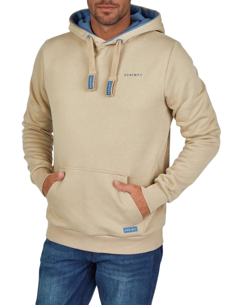 Denimfy™ Men’s Premium Dual - Tone Fleece Hoodie – Heavyweight Winter Edition - Brands Icon