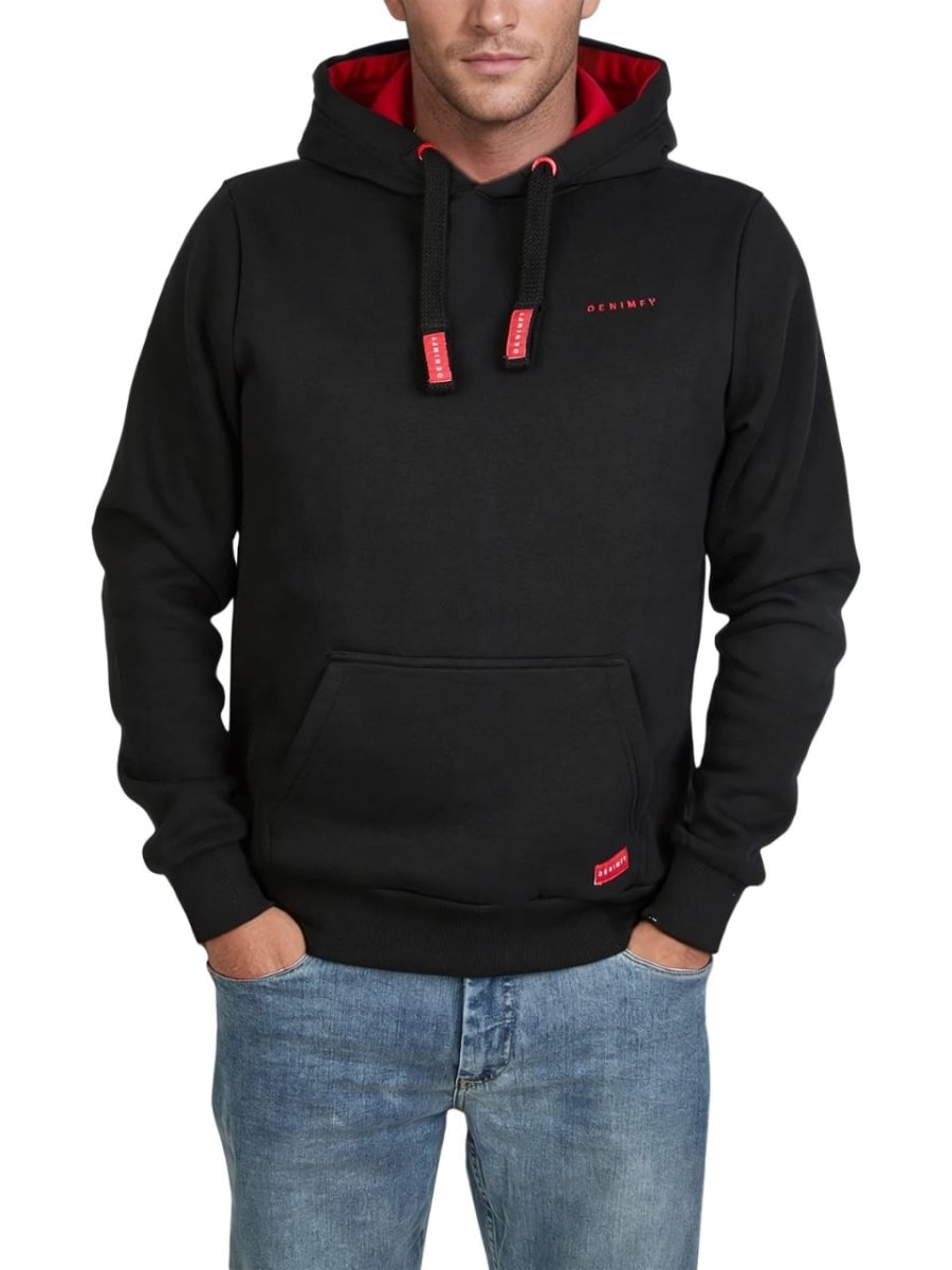 Denimfy™ Men’s Premium Dual - Tone Fleece Hoodie – Heavyweight Winter Edition - Brands Icon