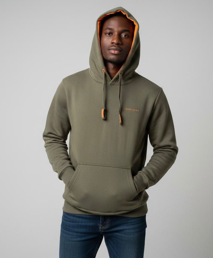 Denimfy™ Men’s Premium Dual - Tone Fleece Hoodie – Heavyweight Winter Edition - Brands Icon