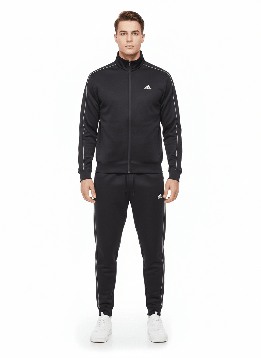 Premium Adidas Tracksuit Winter Edition - Black - Brands Icon