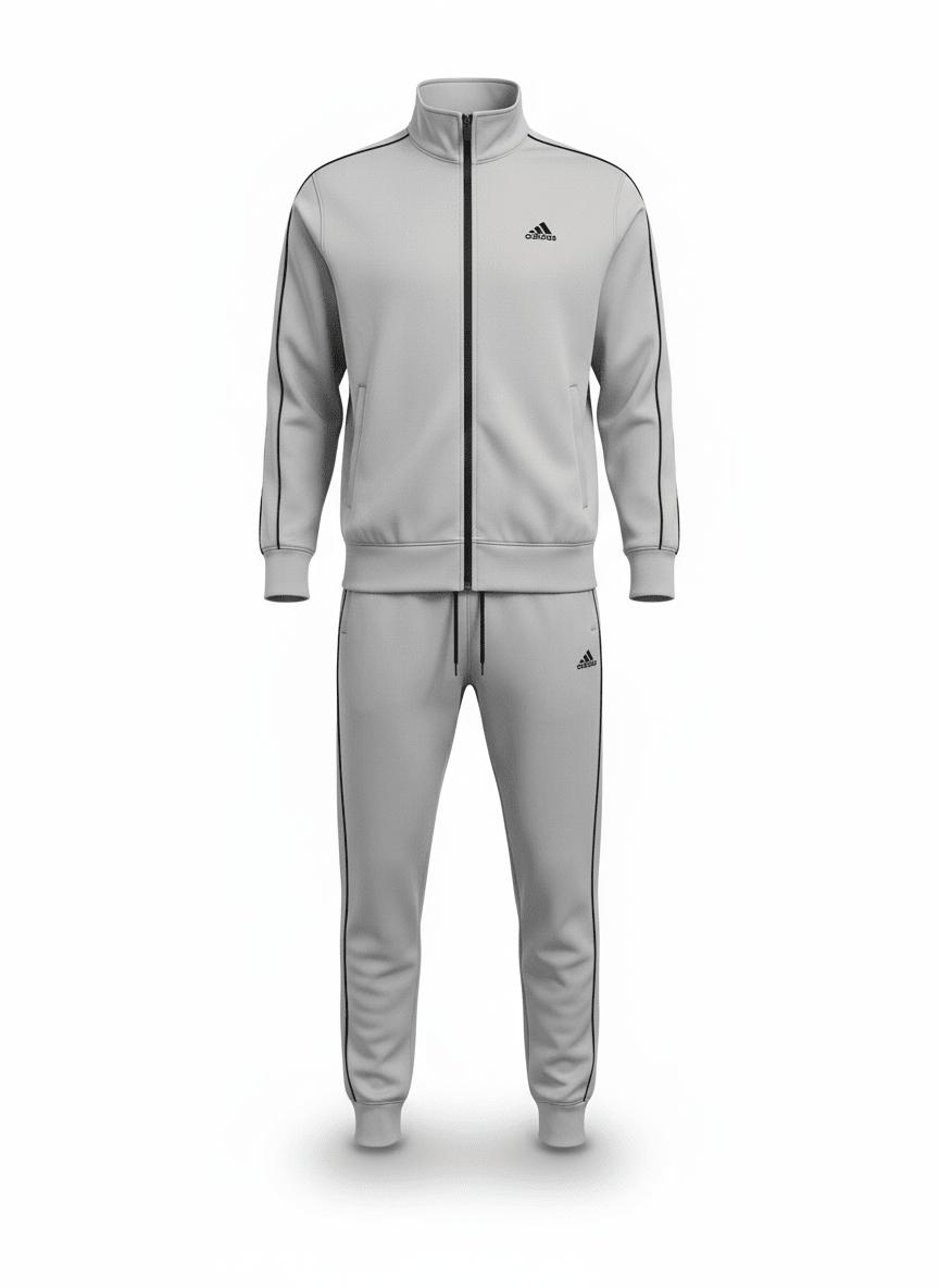 Premium Adidas Tracksuit Winter Edition - Gray - Brands Icon