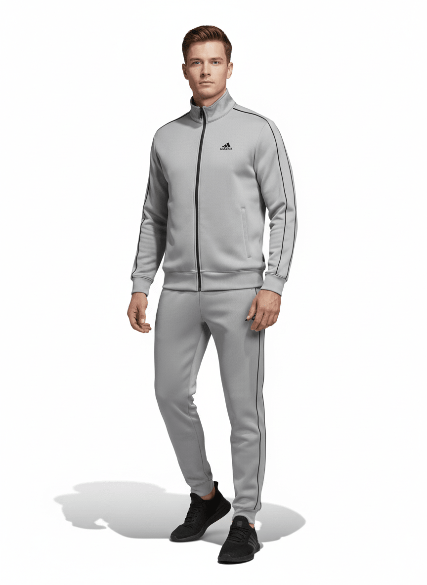 Premium Adidas Tracksuit Winter Edition - Gray - Brands Icon