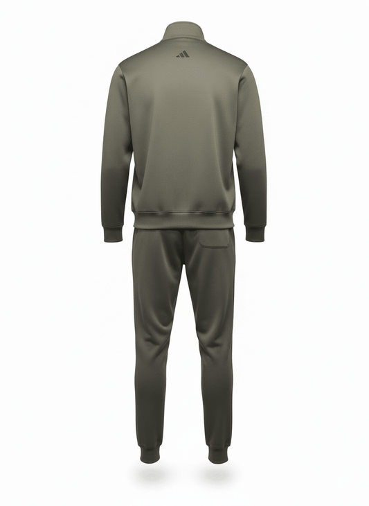 Premium Adidas Tracksuit Winter Edition - Olive Green - Brands Icon