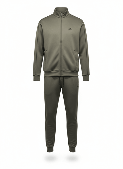 Premium Adidas Tracksuit Winter Edition - Olive Green - Brands Icon