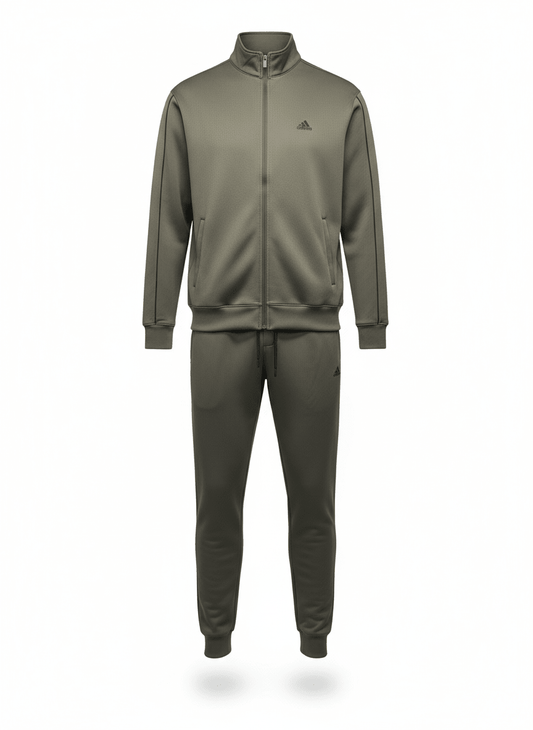 Premium Adidas Tracksuit Winter Edition - Olive Green - Brands Icon